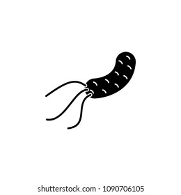 bacterium icon. Element of science for mobile concept and web apps. Detailed bacterium icon can be used for web and mobile. Premium icon on white background