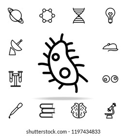 bacterium icon. Science icons universal set for web and mobile