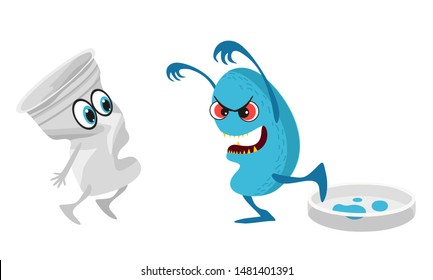 A bacterium that destroys plastic.. Ideonella sakaiensis. Bacteria capable of rapidly degrading polyethylene terephthalate (PET) - plastic. Recycling garbage.
