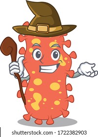Bacteroides sneaky and tricky witch cartoon character
