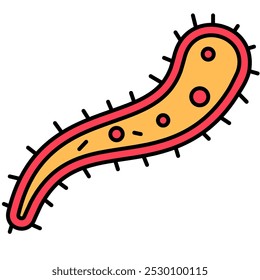 Bactery Icon, Unicelluler, microbactéria, micróbio