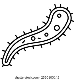 Bactery Icon, Unicelluler, microbactéria, micróbio