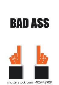 BAD ASS typography