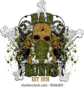 Bad Bones - Tshirt design