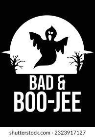 Bad and boo-jee vector art design, eps file. design file for t-shirt. SVG, EPS cuttable design file