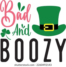 bad and boozy svg design
