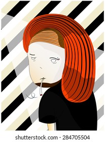 bad boys and hipster style vector illustration