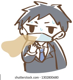 Bad breath men