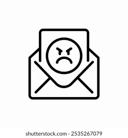 Vector de signo de icono de contenido incorrecto