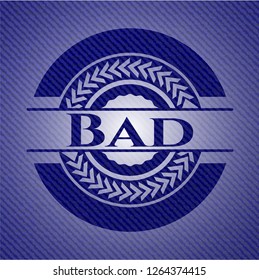 Bad denim background