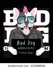 Bad Dog Vector Custom T-Shirt Design