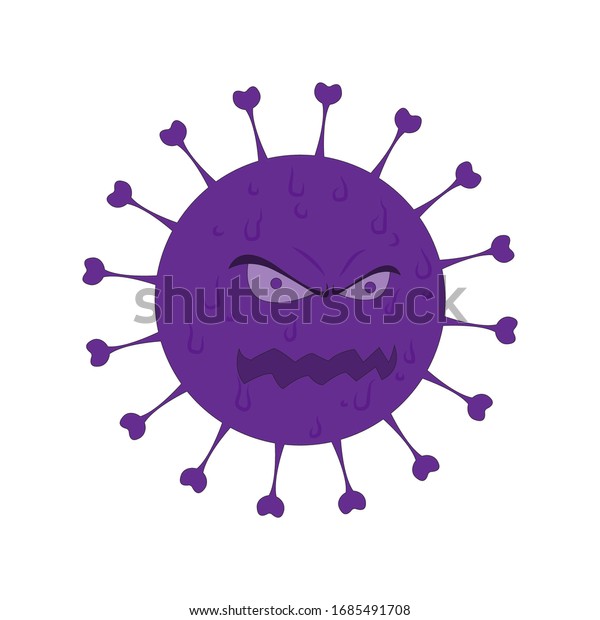 Bad Evil Virus Vector Illustrstion On Stock Vector (Royalty Free ...