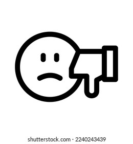 bad experience icon or logo isolated sign symbol vector illustration - high quality black style vector icons
