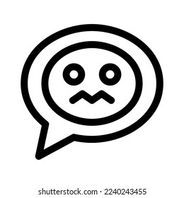 bad experience icon or logo isolated sign symbol vector illustration - high quality black style vector icons
