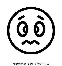 icono de mala experiencia o logotipo símbolo de señas aislado ilustración vectorial - iconos vectoriales de estilo negro de alta calidad
