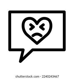 bad experience icon or logo isolated sign symbol vector illustration - high quality black style vector icons
