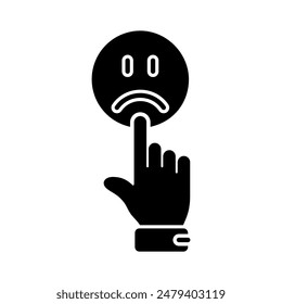 diseño de Vector de ícono de Comentarios defectuoso