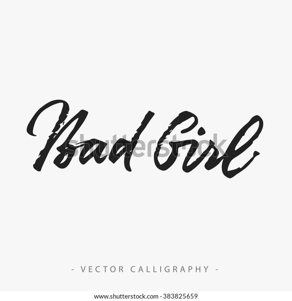 Girl lettering