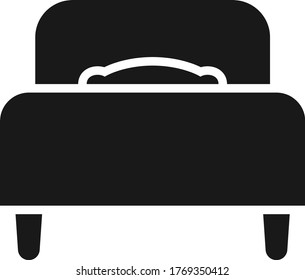 icono incorrecto. icono de cama con almohada