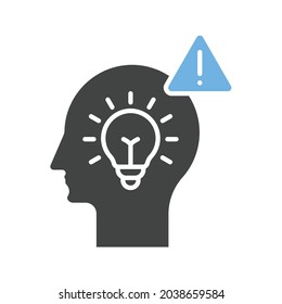 Bad Idea icon vector image. Can also be used for Business Startup. Suitable for mobile apps, web apps and print media.