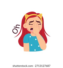 Ilustraciones de diseño plano de Vector de mala suerte. 