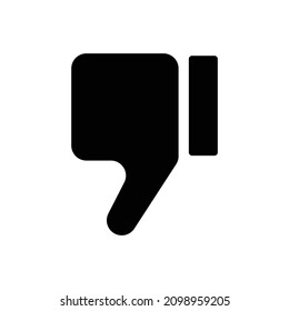 Bad mark sign. Low-rated hand sign. Vectors.