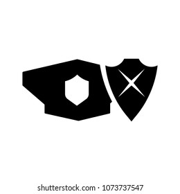 Bad military security icon