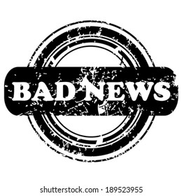 Bad news stamp