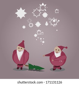 Bad and Nice Santa
