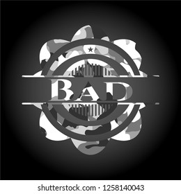 Bad on grey camo texture