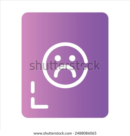bad review in flat design style