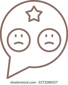 Schlechte Überprüfung, Vektorsymbol. Kann für Druck-, Mobil- und Web-Anwendungen verwendet werden.