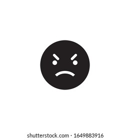 bad and sad emoticon icon design template