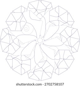Bad Shape Mandala Icon Design