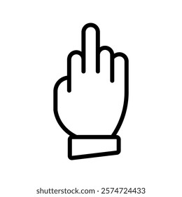 Bad Signal Hand line icon , vector, pixel perfect, illustrator file