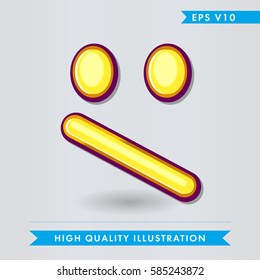 bad smile icon.