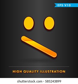 bad smile icon.