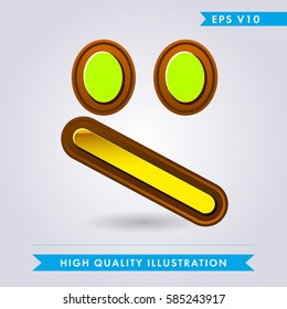 bad smile icon.