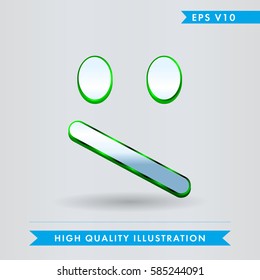 bad smile icon.