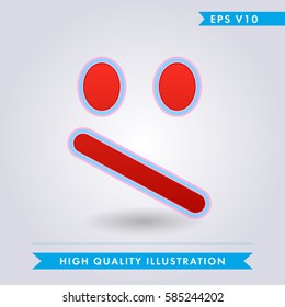 bad smile icon.