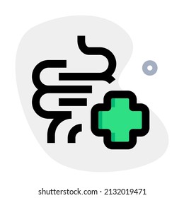 Bad stomach and GERD diseases isolated on a white background