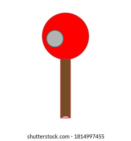 bad table tennis icon vector design illustration