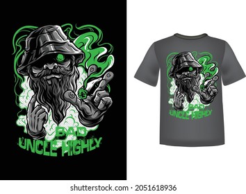Bad Uncle Highly T-Shirt Design