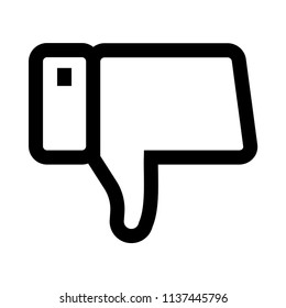 bad vector line icon