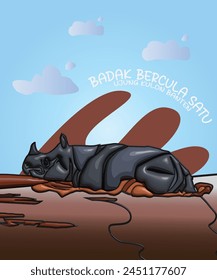 badak bercula satu 3d vector