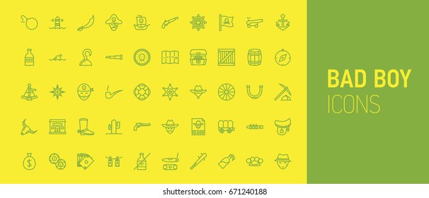 Badboy icons