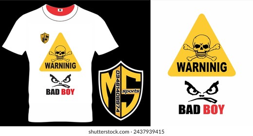 Badboys Jersey Vektor-Design.Bad Boys 