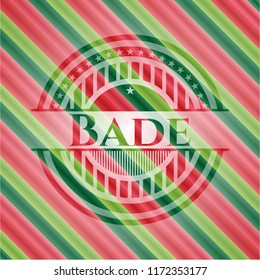 Bade christmas emblem.