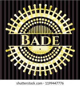 Bade gold emblem