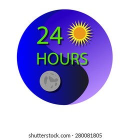 Badge "24 HOURS"
